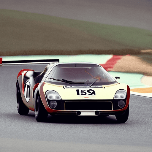 AI generated: mclaren m6GT
