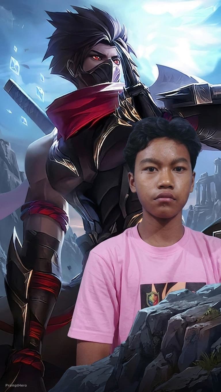 AI generated: Put them like a team 1st photo to look as background character
