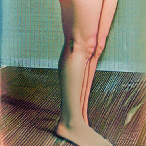 AI generated: photograph of nude blonde lady
