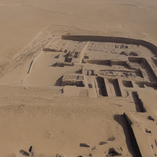 AI generated: city of Tell-el-amarna in egypt, hyperrealistic, 8k