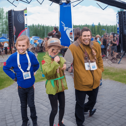 AI generated: une future photographie du festival du lac des nations de sherbrooke