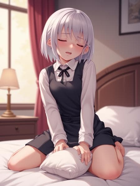 Masturbating with Pillow - Image 1