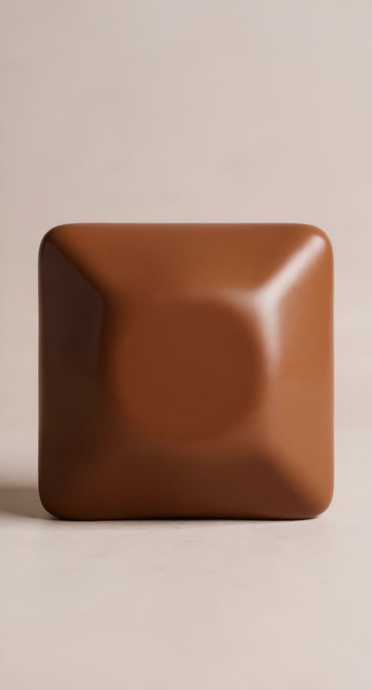 AI generated: Ultra-photoreal product photo, minimal warm studio set in beige / warm pastel brown tones. Backgroun...