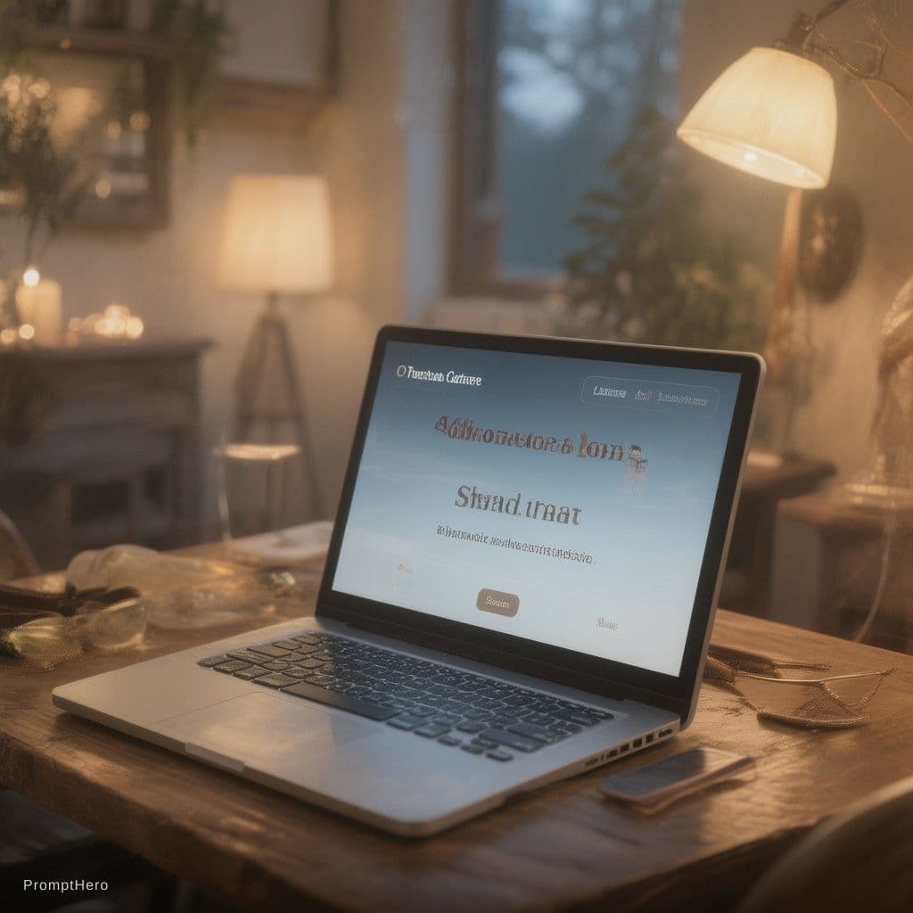 AI generated: design to hotel application in village 