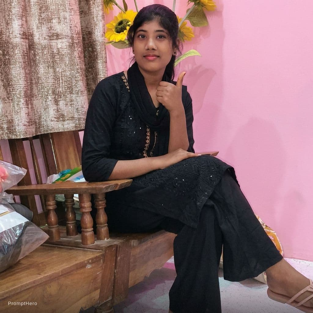 AI generated: Bras and chaddi black 