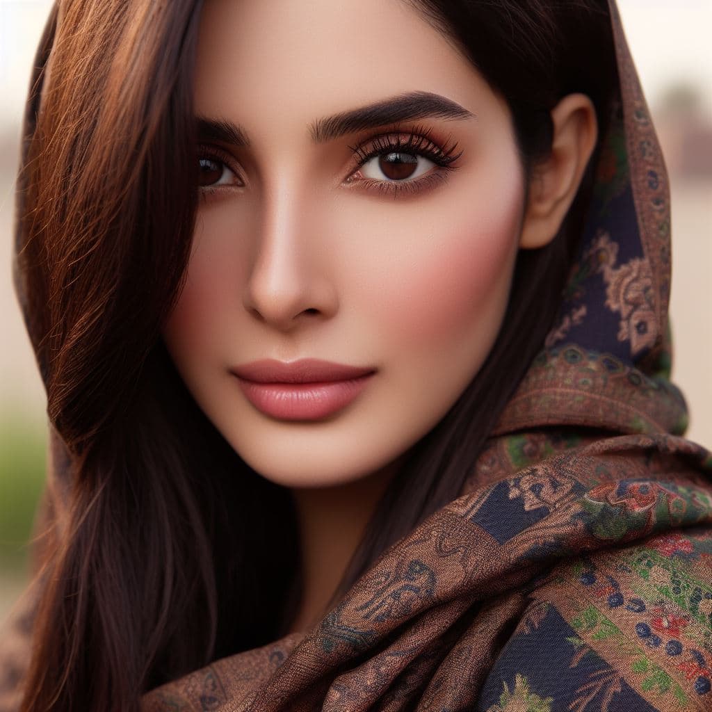 AI generated: A realistic beautiful Pakistani girl, age 26