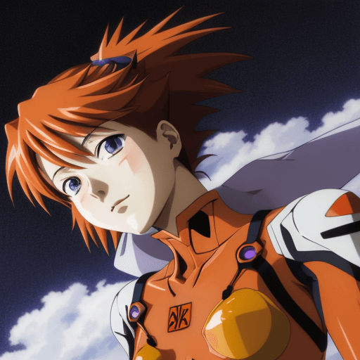 AI generated: asuka evangelion, anime 