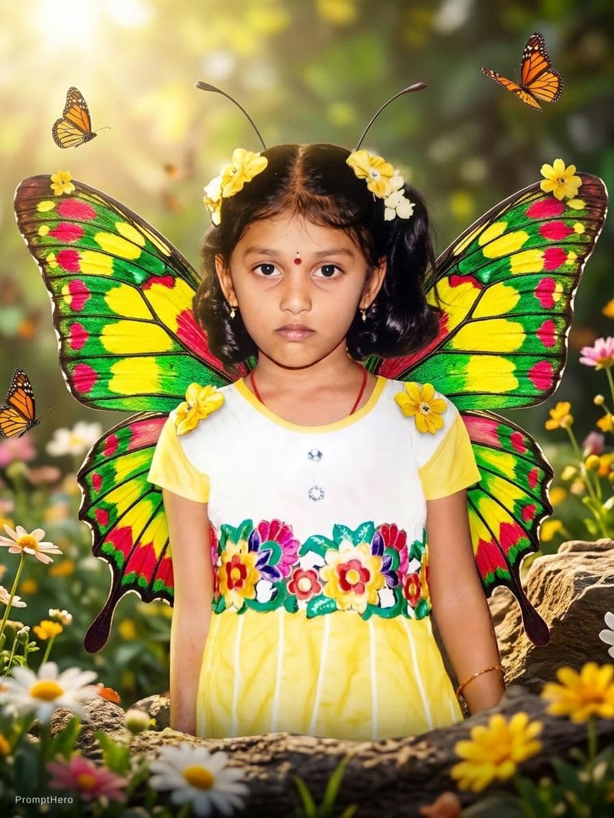 AI generated: Butterfly image 
