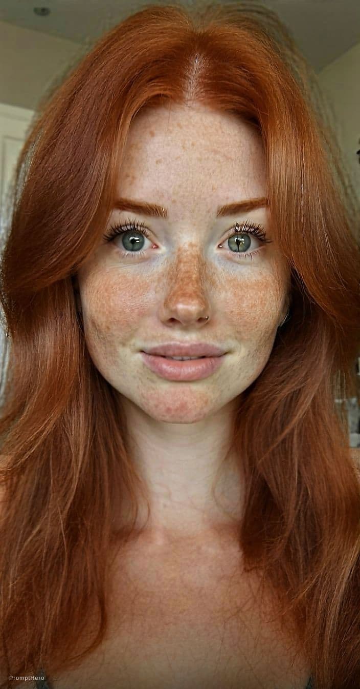 AI generated: realistic amateur iPhone photo, natural matte skin no gloss no sheen, direct eye contact with camera...