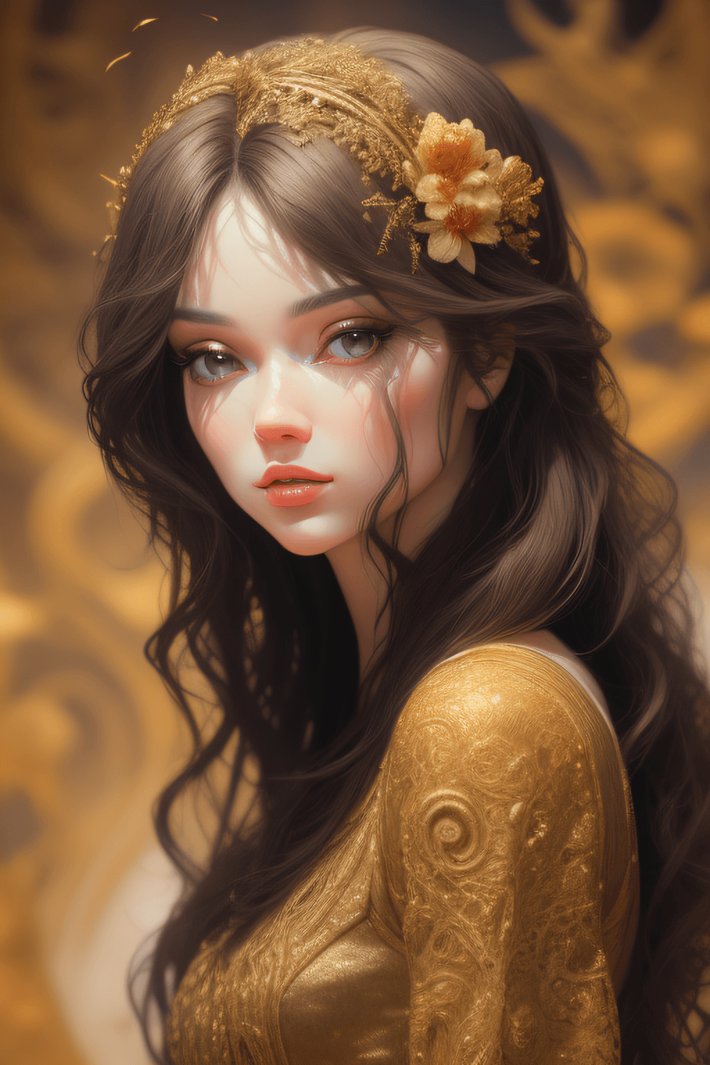 AI generated: 3dmm mj3d style,(masterpiece, top quality, best quality, Long hair, realistic, 1girl, best quality, ...