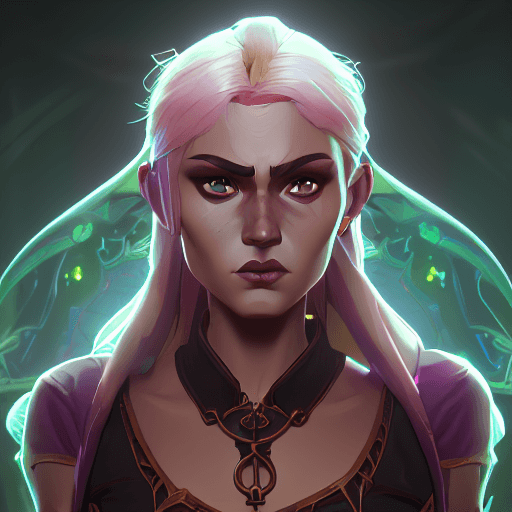 AI generated: arcane style goddess close-up portrait ribcagel. jellyfish phoenix head, nautilus, orchid, skull, be...