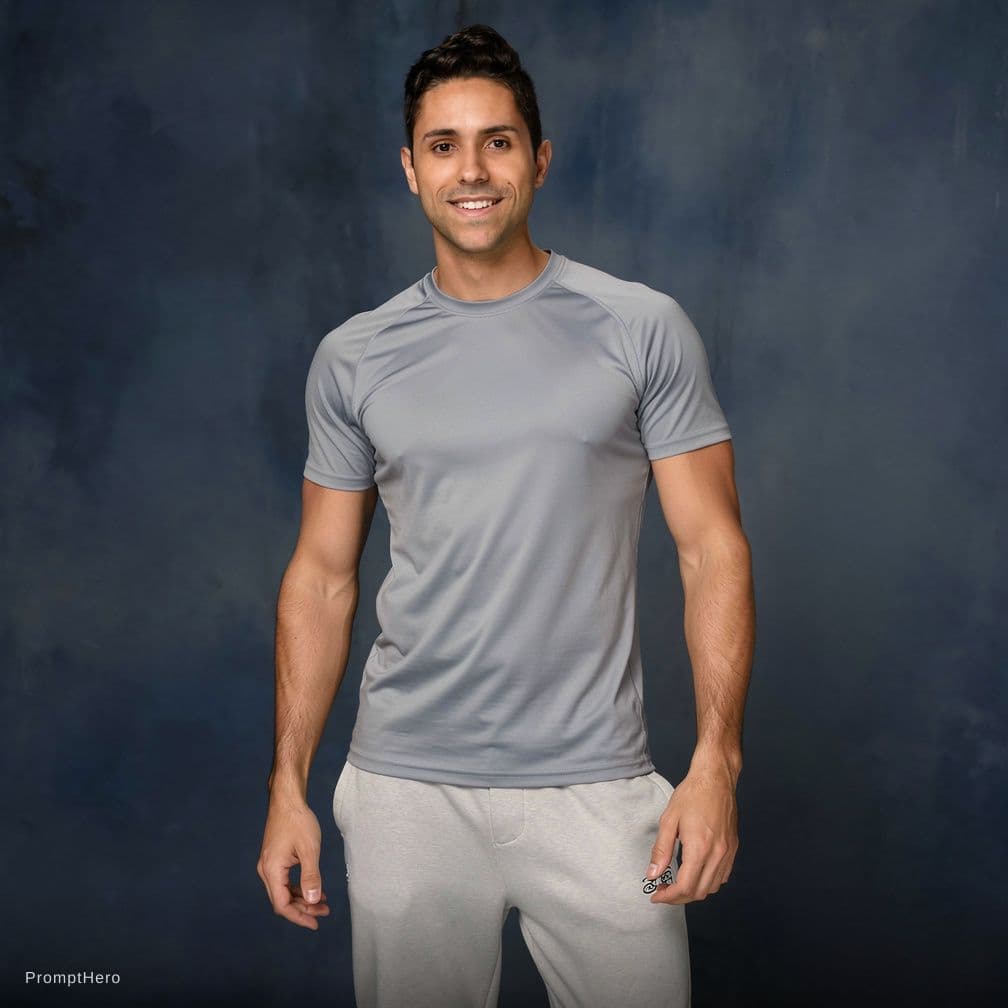 AI generated: this handsome brazilian boy nude, athletic physique, smooth skin and no facial stubble
