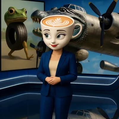 AI generated video: the women with the cup is dancing ballet