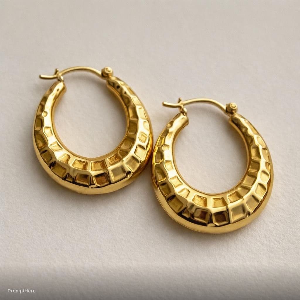 AI generated: These earings make it focus on only the earing models a more realistics image output 