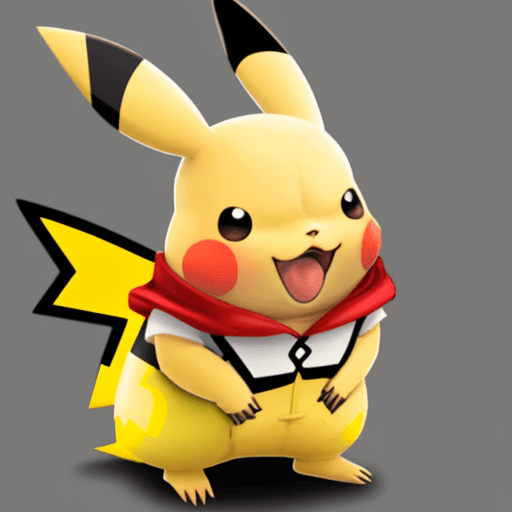 AI generated: vladimir poutine dressed as pikachu
