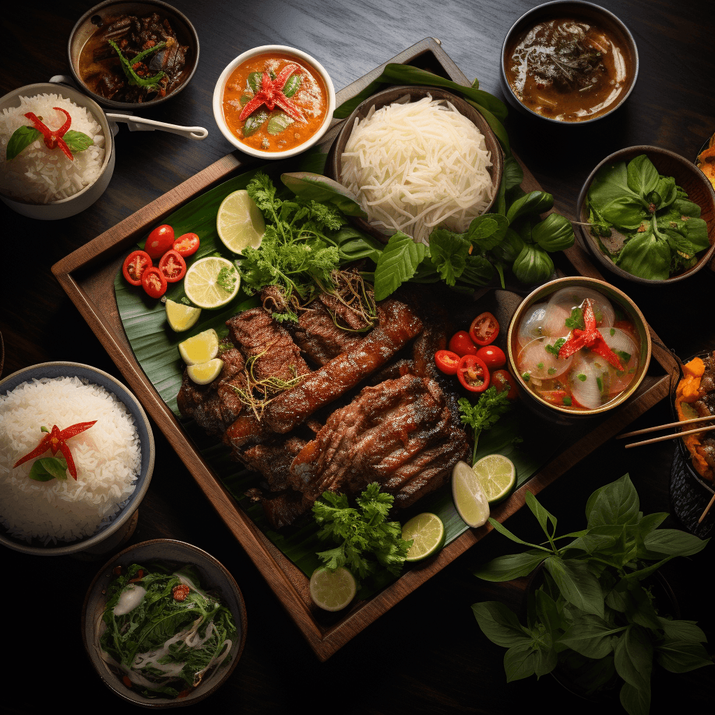 AI generated: Imagine a vietnamese and brazillian cuisine