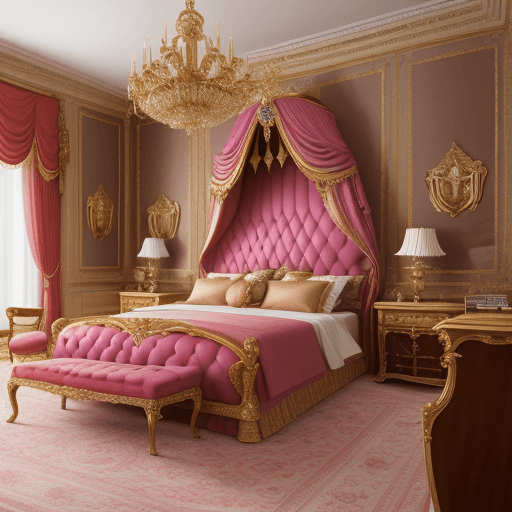 AI generated: highres, 8k, magnificent queens room, elegant, beautiful, 
