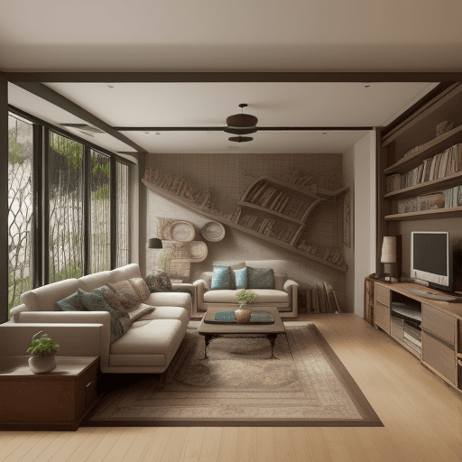 AI generated: weird home design 