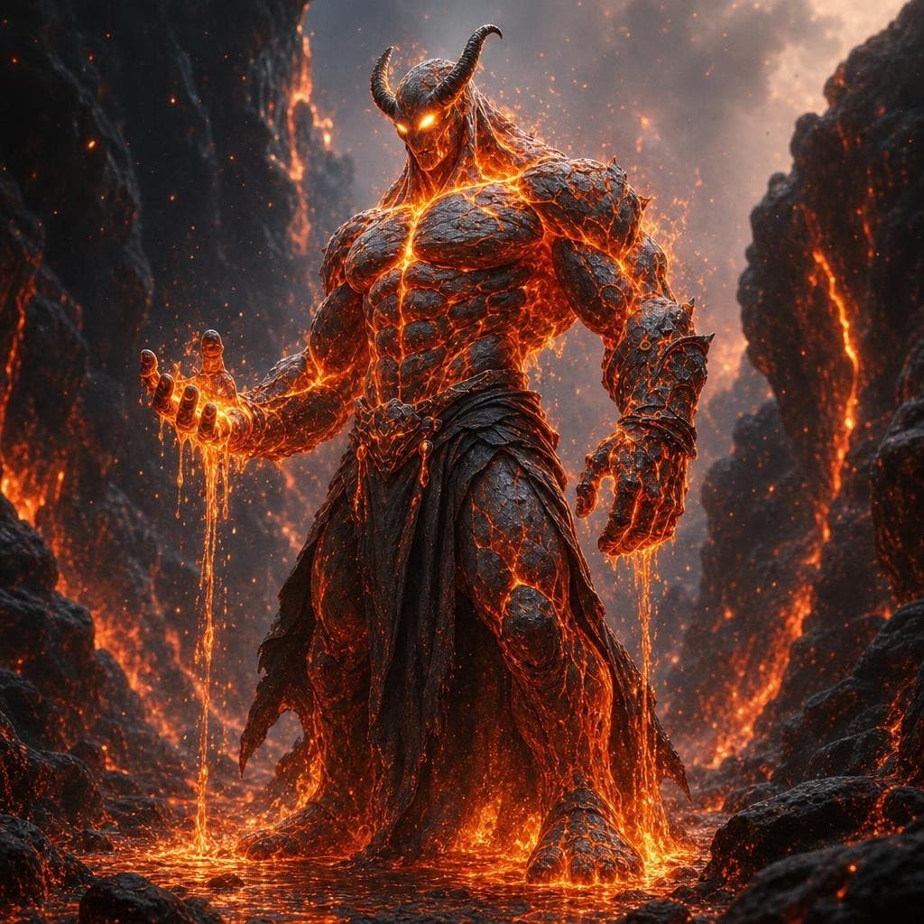 AI generated: A god of Thermal Energy and Melting 