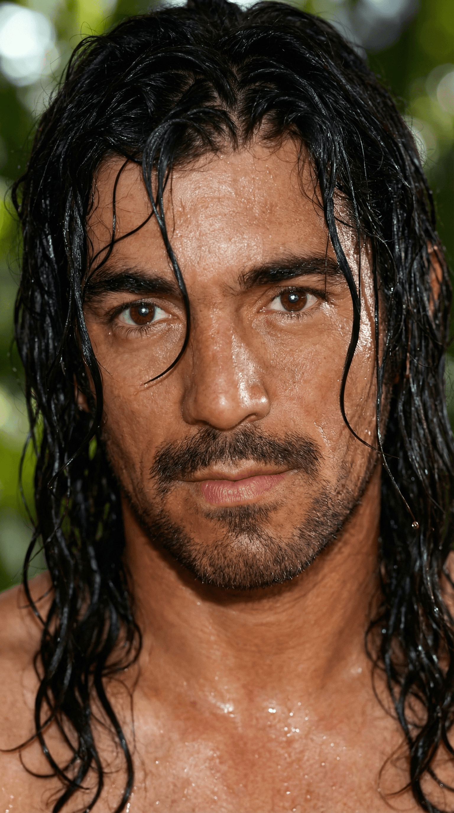 AI generated: {
  "subject": {
    "type": "male model",
    "expression": hip and cool",
    "eyes": {
      "col...