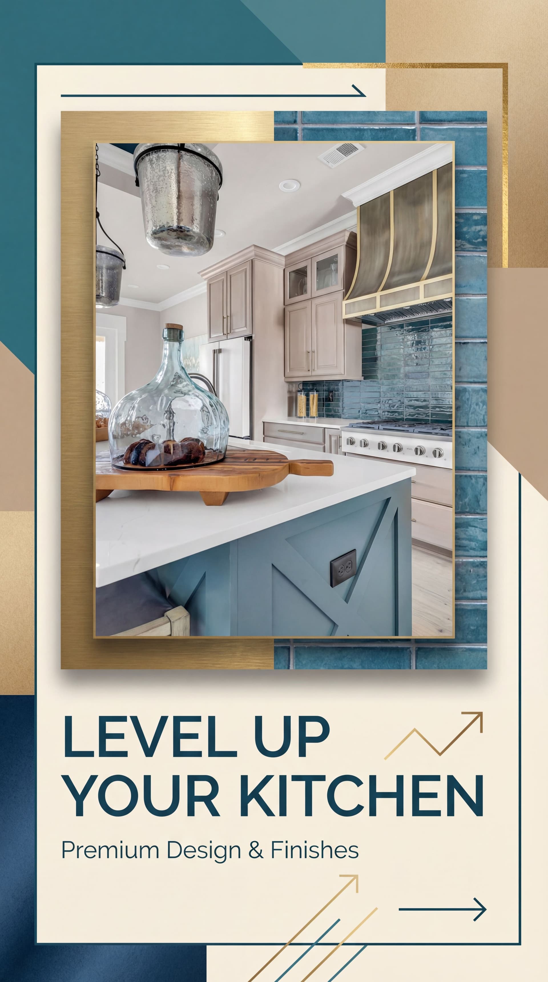 AI generated: A high-end graphic design composition with a professional editorial layout. The background features ...