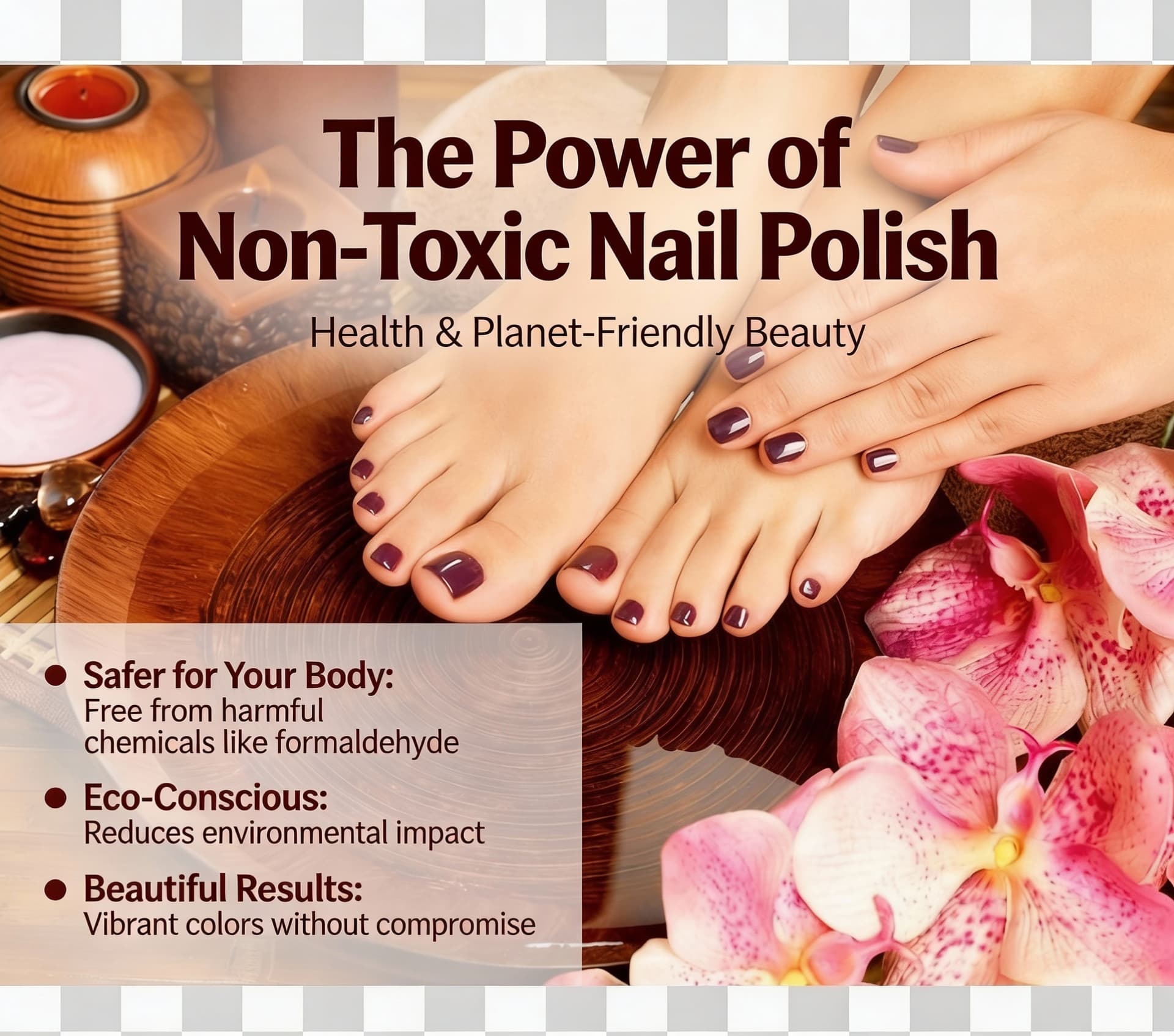 AI generated: Choosing the right nail polish can impact more than just your manicure. It plays a crucial role in y...