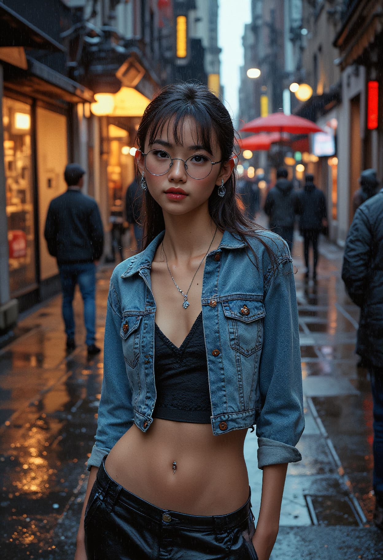 AI generated: 24 year young niji anime asian girl, very sultry look, so hot girl, beautiful charismatic girl, so h...