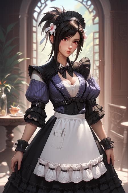 [Character][FF7] Tifa Lockheart with (majestic glamour outfit)/蒂法·洛克哈特 泳衣+短发