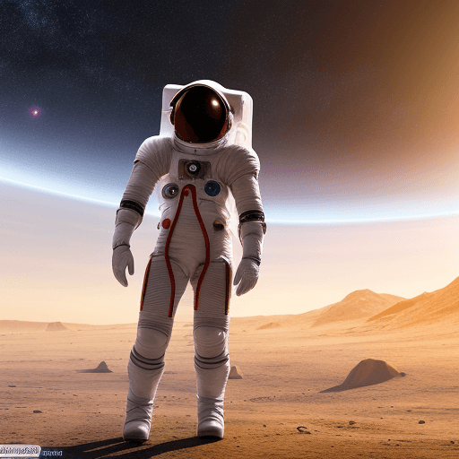 AI generated: space suit without boots, futuristic, character design, cinematic lighting, star fantasy, hyper real...