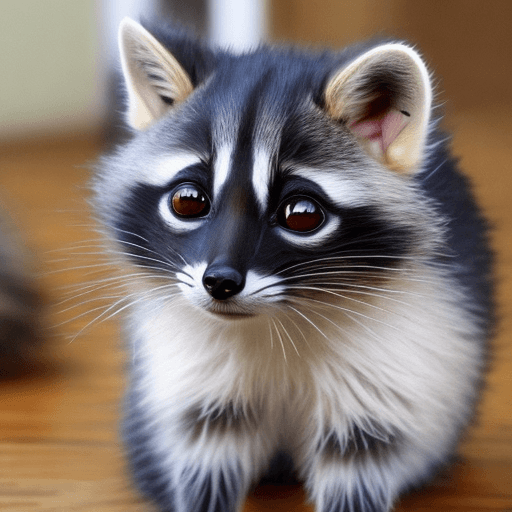 AI generated: cat and raccoon hybrid