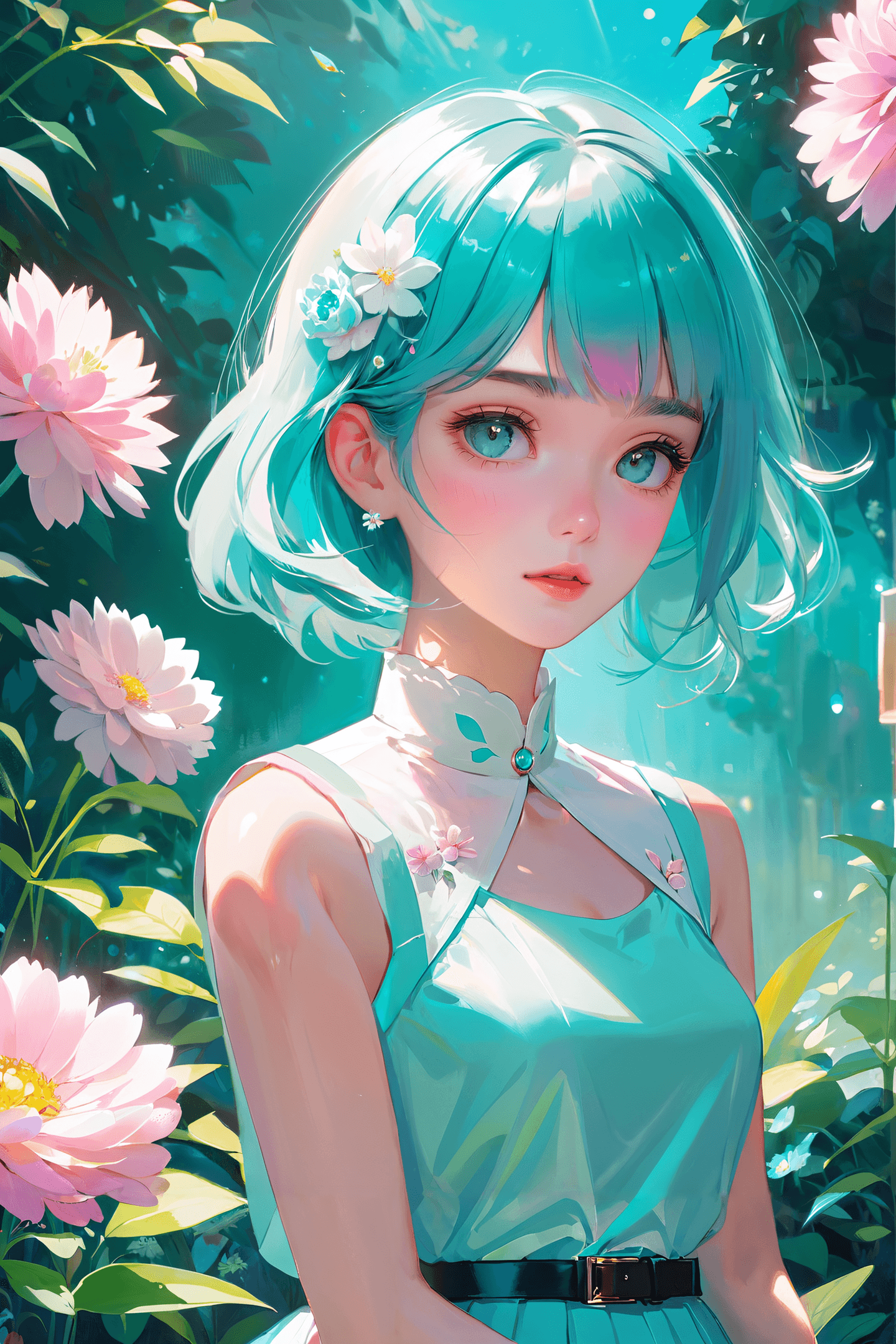 AI generated: Breathtaking, Masterpiece, Best Quality, (a natural beauty), 1 girl, solo, in a serene mood, High qu...