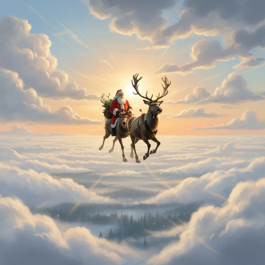 AI generated: in the clouds