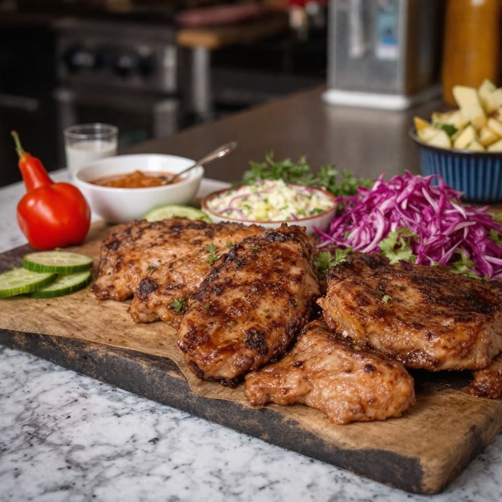 AI generated: carne deshilachada