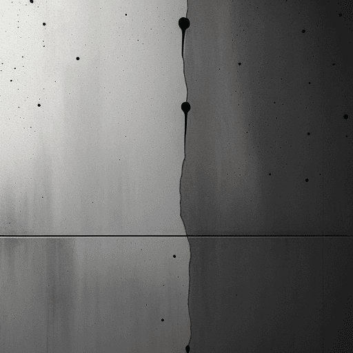 AI generated: wall with ,black scratches،drops on wall
