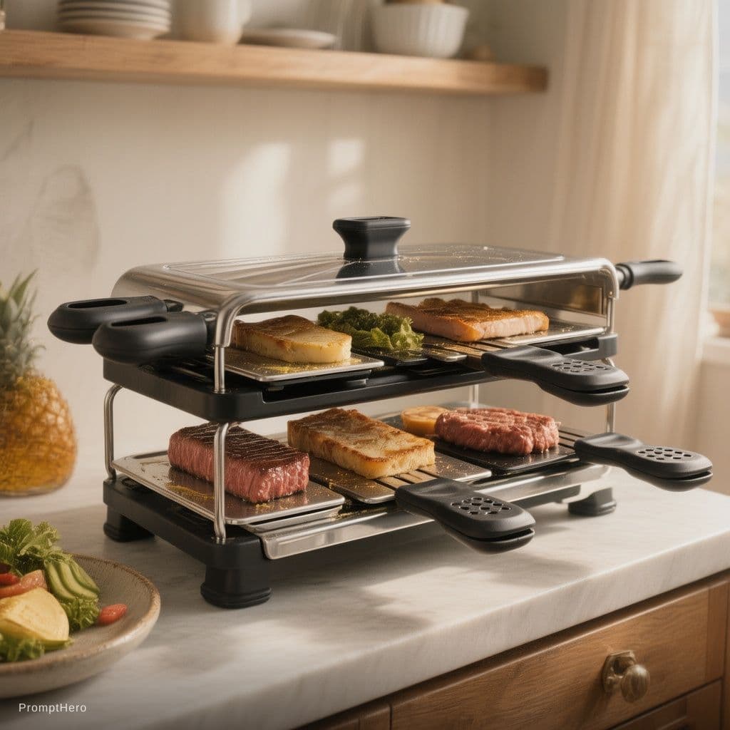 Hero prompt: raclette machine
