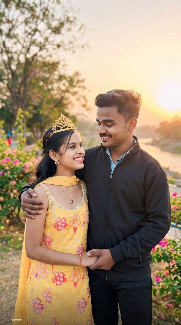 AI generated: a couple in love