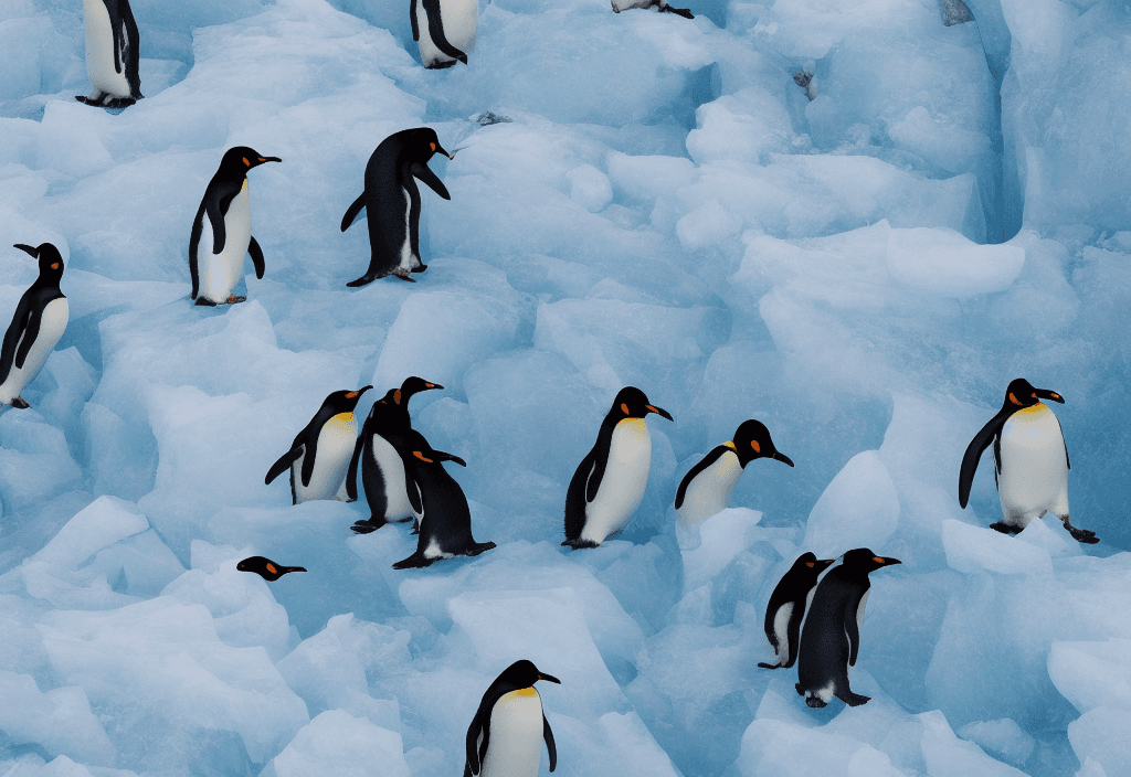 AI generated: Pingui Wallet, a fortress of security inspired by the majestic penguins of Patagonia. Imagine a wise...