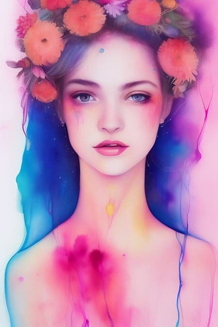 Drippy Watercolor - Image 1
