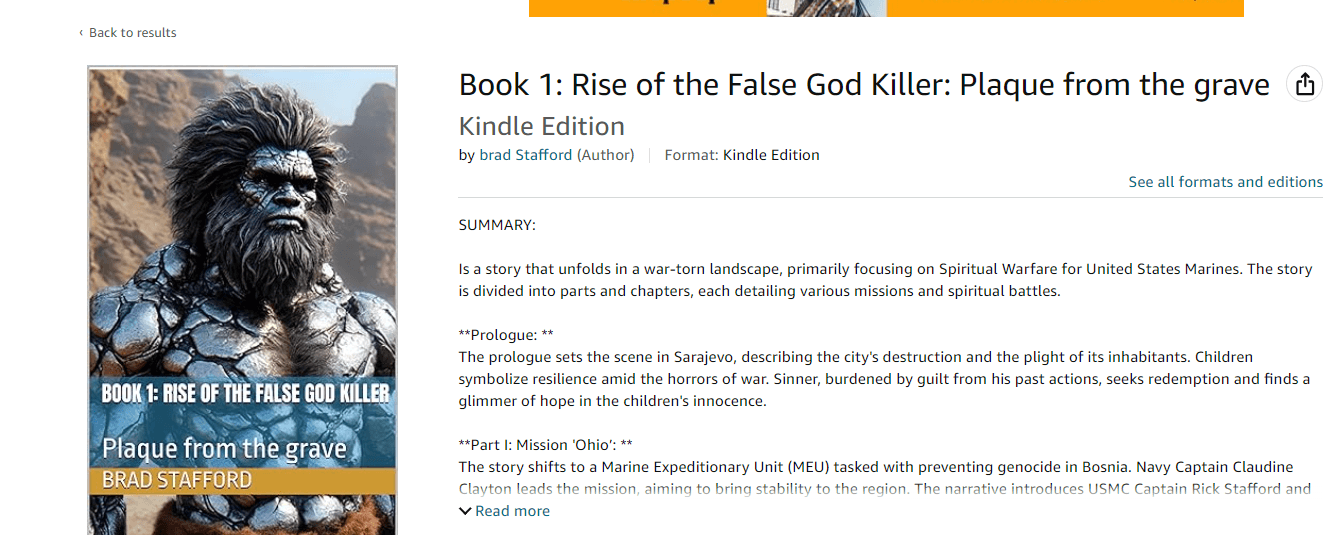 AI generated: Plague from the Grave: Rise of the false God killer. 