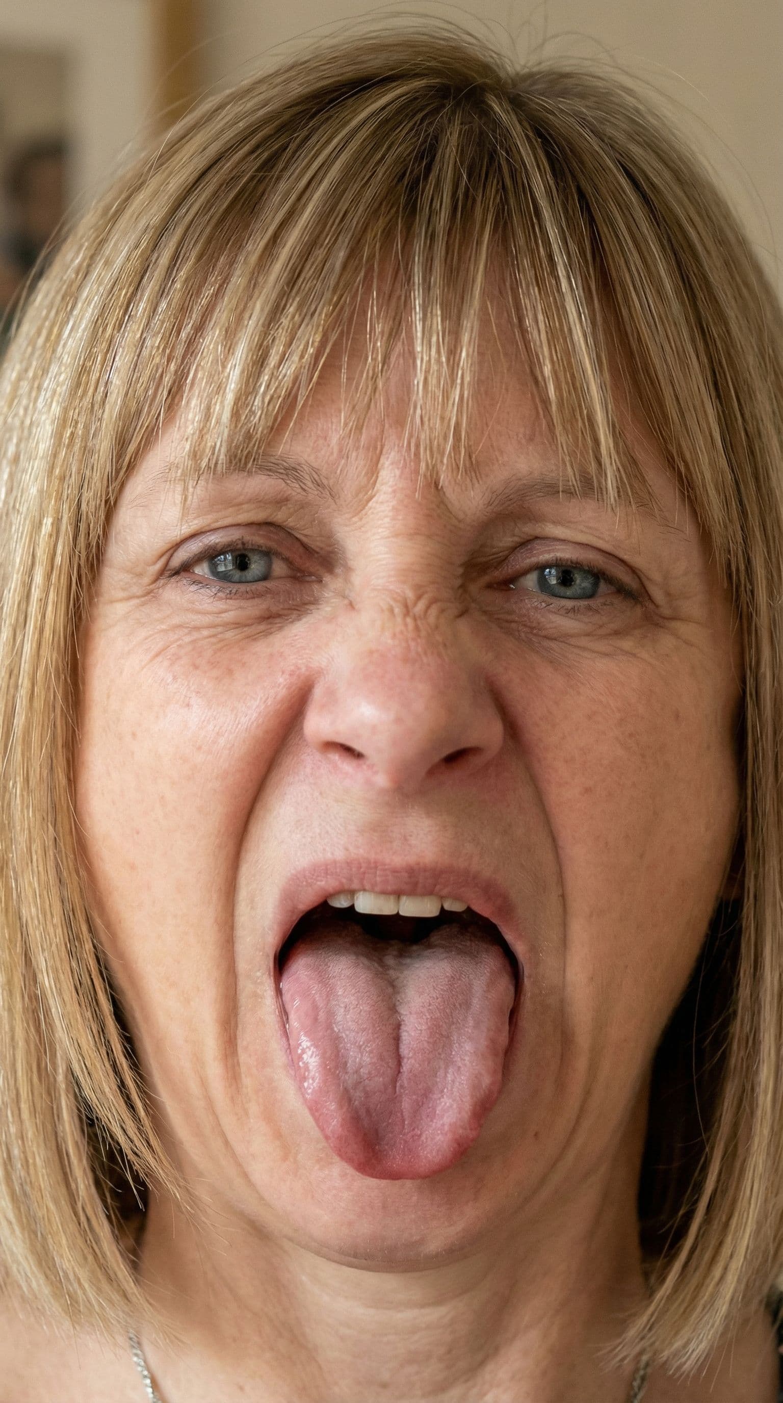AI generated: High resolution of the face do not edit, starting with a close-up on face, start image with her face...