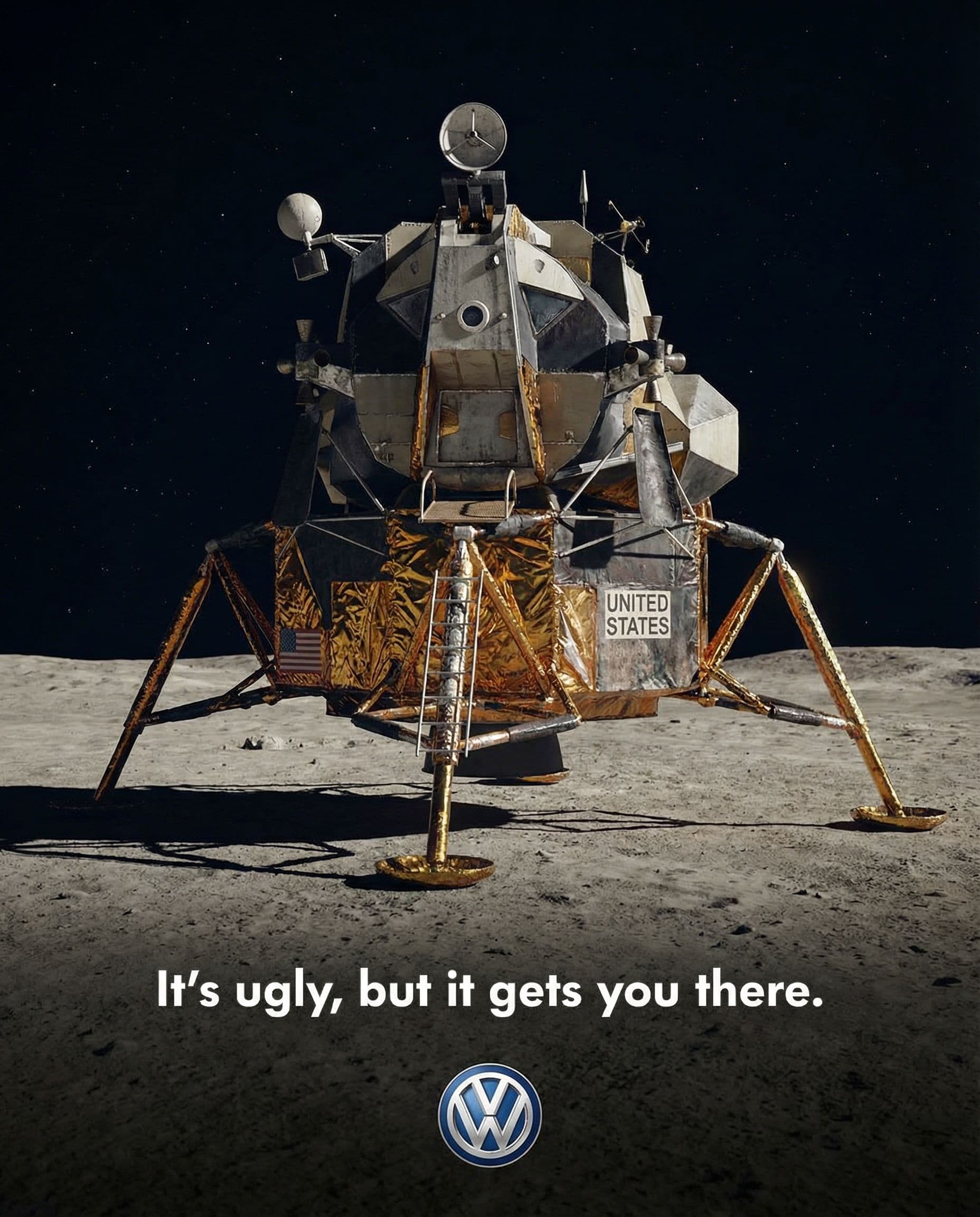 AI generated: Make modern version of this advert