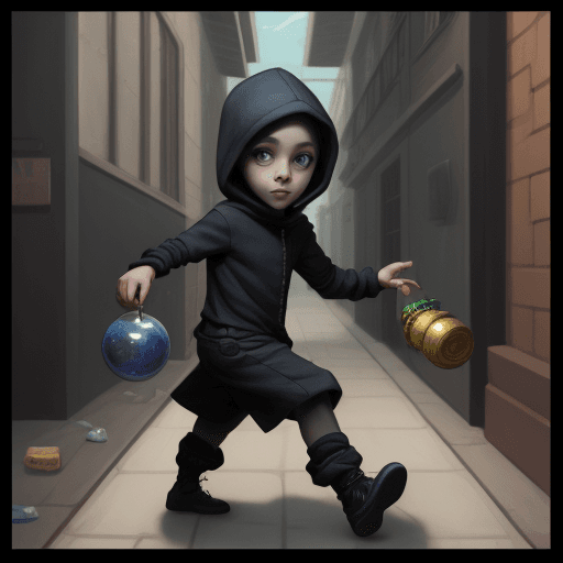 AI generated: a strange thief kid 
,5k
