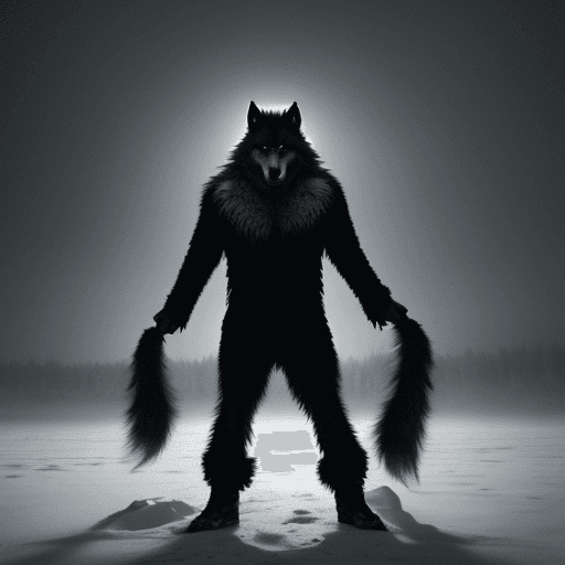 AI generated: the wolf man
