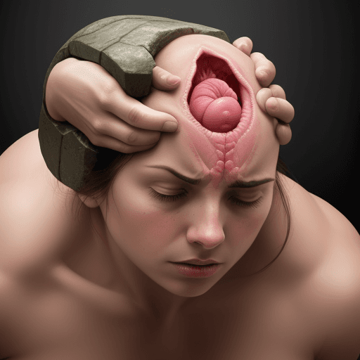 AI generated: a vagina absorbing a man's head