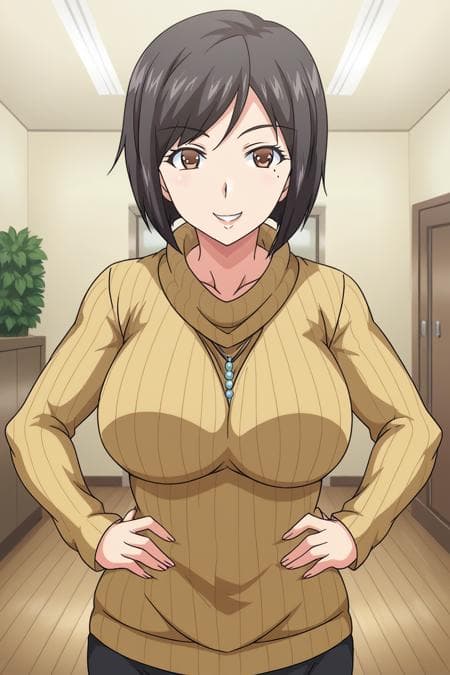 Ruiko Okabe - Kyonyuu Kazoku Saimin