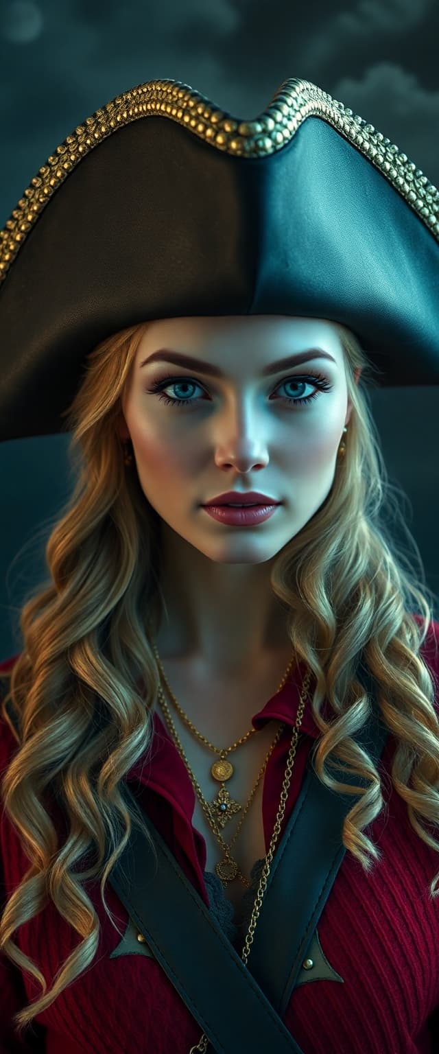 AI generated: "High resolution, full-height vertical portrait photography. cinematic style, foggy, vibrant complim...
