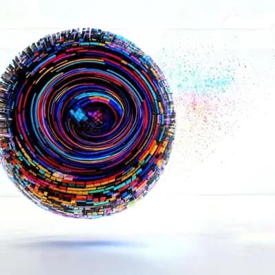 AI generated video: Futuristic energy transition scene in a controlled environment.

The scene begins with a single Quan...