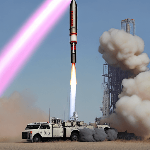 AI generated: high resolution of a missle