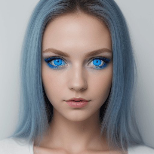 AI generated: blue eyes
