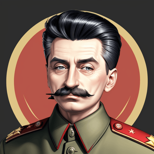 AI generated: make me Jozef stalin
